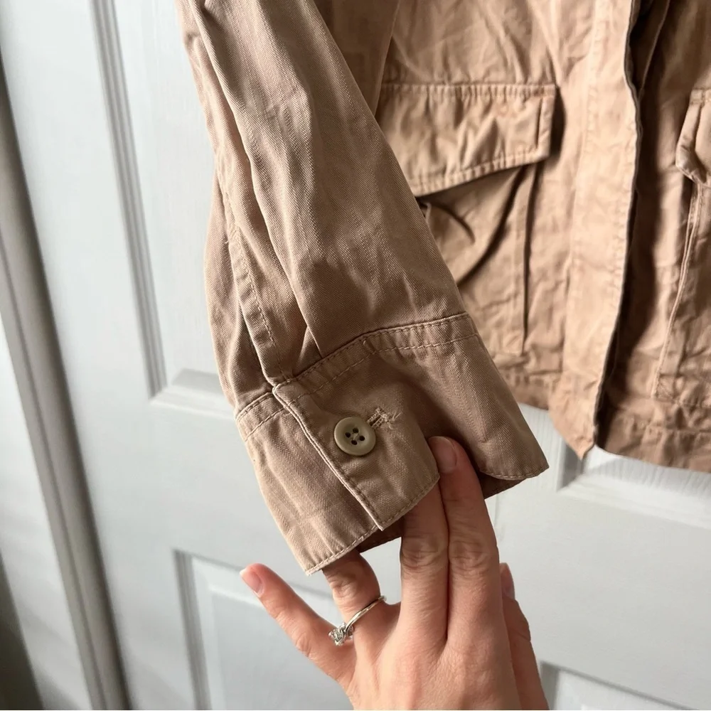 J.Crew classic twill chino tan jacket 8